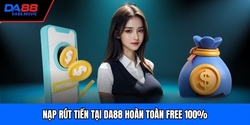 Nạp rút tiền tại DA88 hoàn toàn free 100%